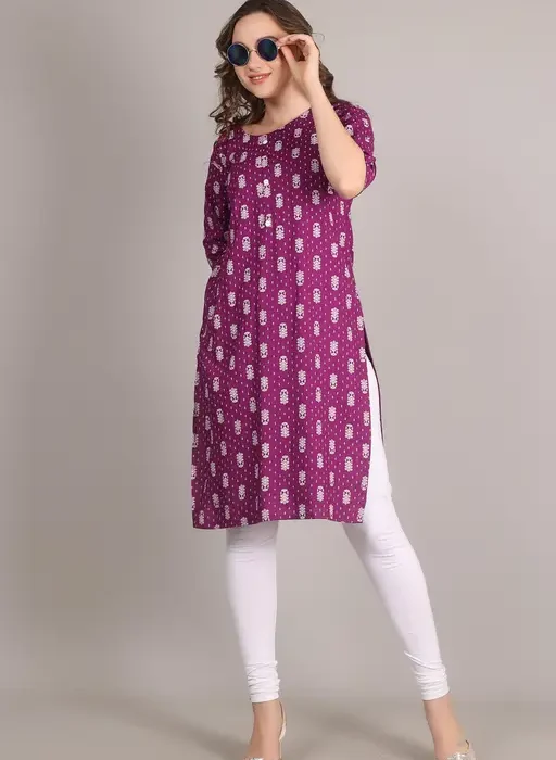 Women’s Printed Straight Kurta